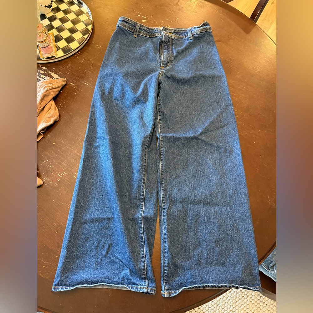 Universal Thread Dark Blue Wide Leg Jeans